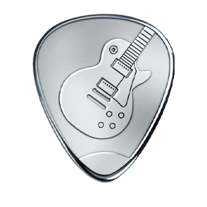 Silver Pick - Les Paul